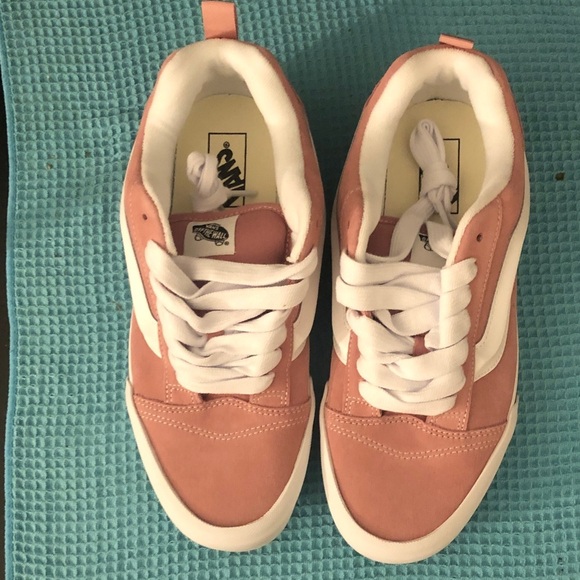 Vans Knu Skool Pink and White “Foxglove” Sneakers - Picture 5 of 6
